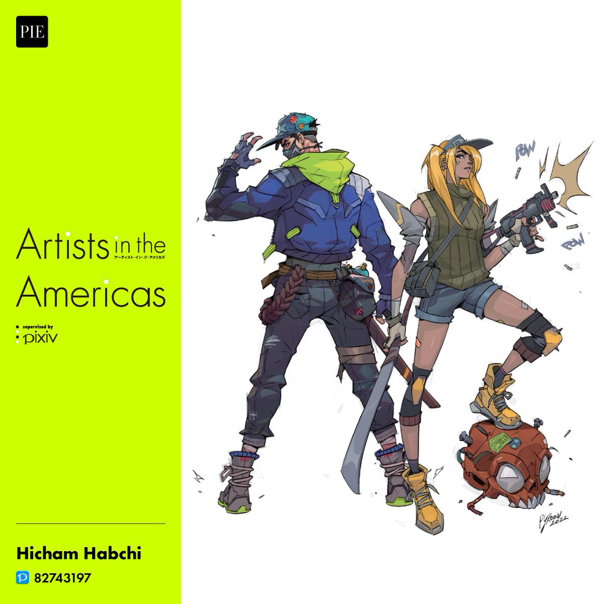 【Artist memo📚】 Hicham Habchi (@Hichamhabchi) pixiv.net/en/users/82743… Now availble for pre-order exclusivrly at @AnimateUSA & @KinokuniyaUSA ✨ 🔗bitly.ws/BbSA Book Info 📖bitly.ws/BhXU #ArtistsintheAmericas