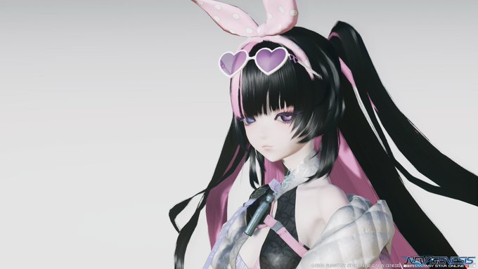 黒×ピンクもかわいいよね。 