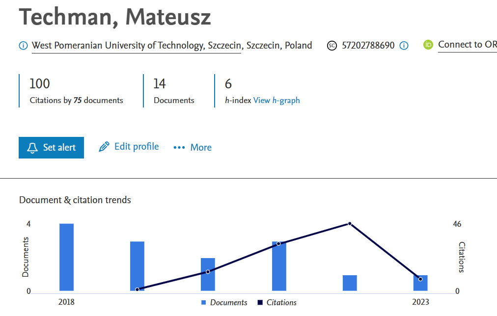 Mateusz_Techman's tweet photo. First 100 #Citations reached!
I hope the growth dynamic will be maintained or even increased! 💪
Still, long way to go! 
#ScienceIsWonderful https://t.co/7ub5M1Lwp5