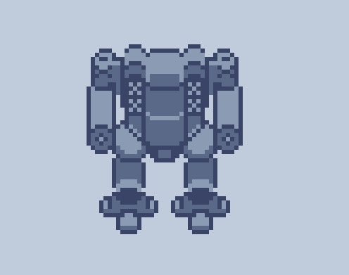 lukaszkups's tweet photo. Some #monolithWars mech #pixelart exploration from yesterday 🎨 

Gosh, I really need to improve in art 🤦‍♂️

#indiedev #indiegame #indiegamedev https://t.co/SfJQu3FPXK