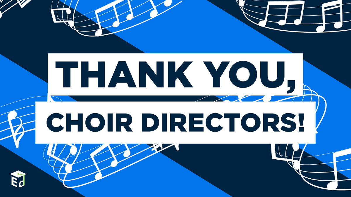 We're singing the praises of our choir directors! Thank you for guiding students as they raise their voices to make beautiful music together. #ThankYouThursday #MusicInOurSchoolsMonth #MIOSM