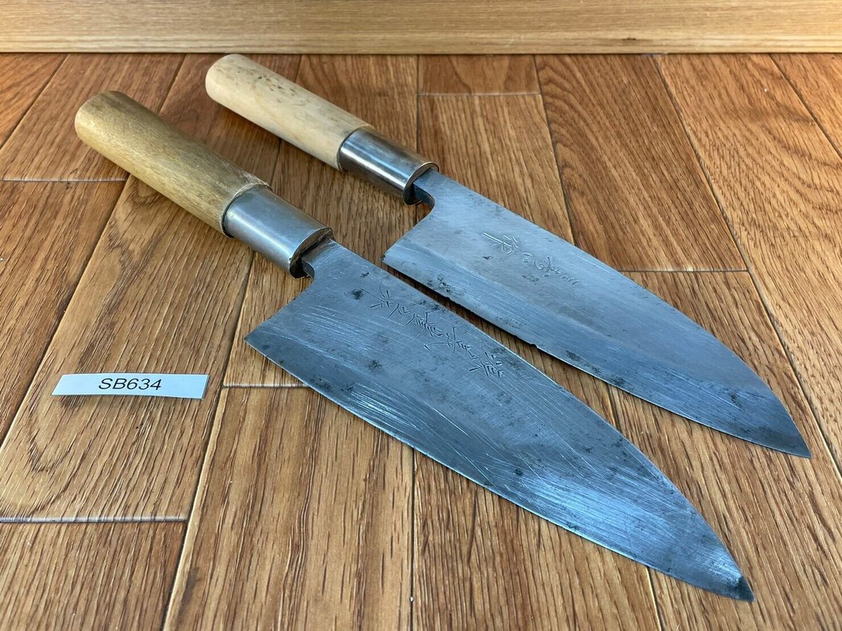 MauiNew's tweet image. Japanese Chef's Kitchen Knife Set 2 Piece DEBA from Japan SB634
ebay.com/itm/2349347601…
#Japanesetools
#sushilover
#kitchenknife
#japanesemade
#kitchenhelper
#gooditem
#vintagelover
#onlyinJapan
#chef
#cook
#sashimi