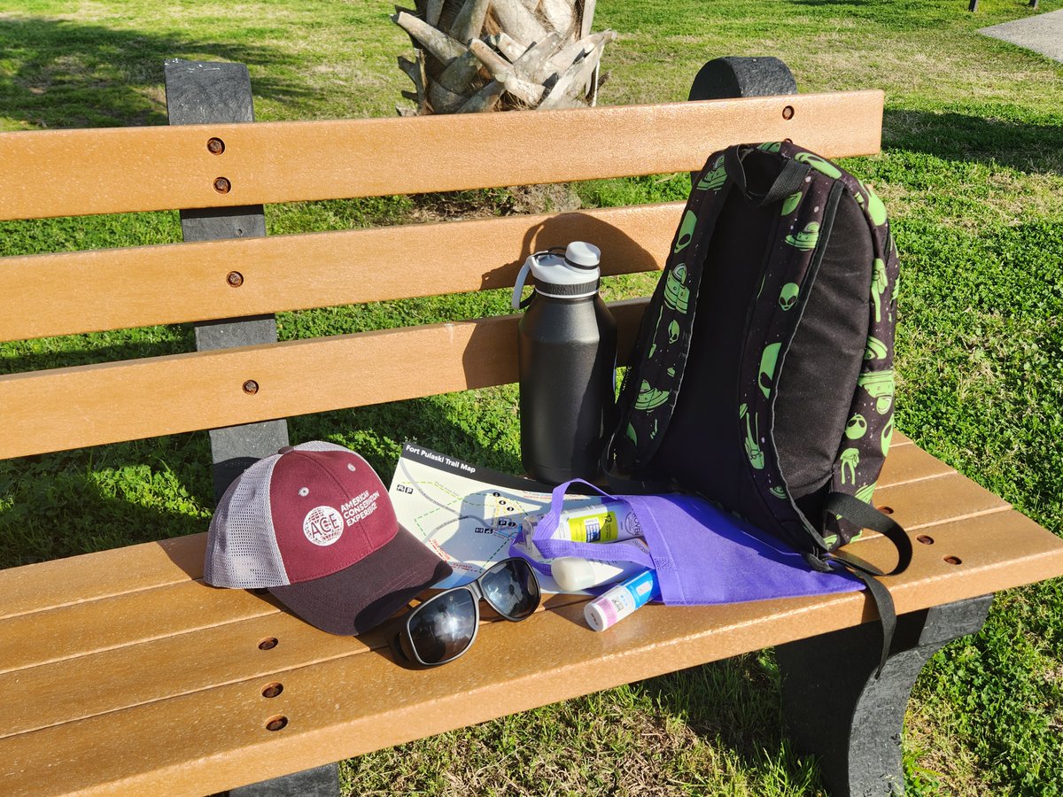 National Take a Walk in the Park Day is coming up on March 30th! Before you hit the trail, get your essentials together so you can hit the ground running - or biking, or rolling, or walking, or birding! Can you think of anything we "forgot" when we put this trail bag together?