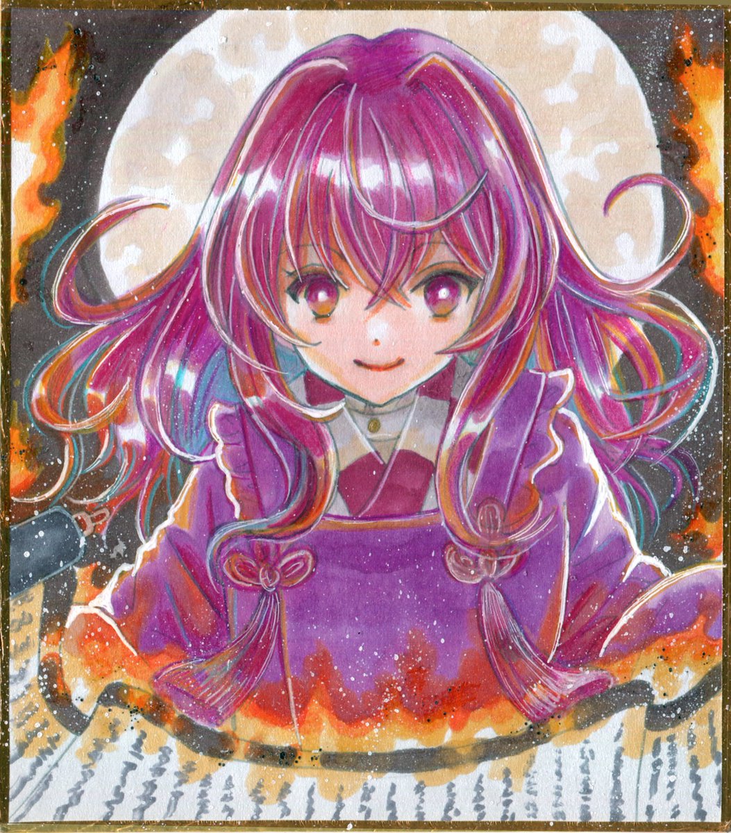 「今週のアナログ絵の成果2 鈴奈庵7巻の妖魔小鈴ちゃん描きました!! 」|はじけ☆鈴奈幻想/鈴01▶️例大祭き13aのイラスト