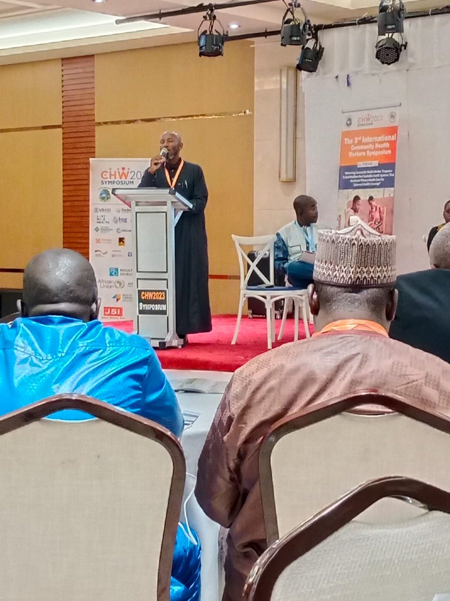 Living_Goods's tweet photo. At the ongoing @chw2023liberia, @MOH_Kenya's Dr. Salim Hussein shared their experience putting in place structures such as curriculum programs and schemes of work to professionalise the community health workforce. https://t.co/pOYaojrAgY