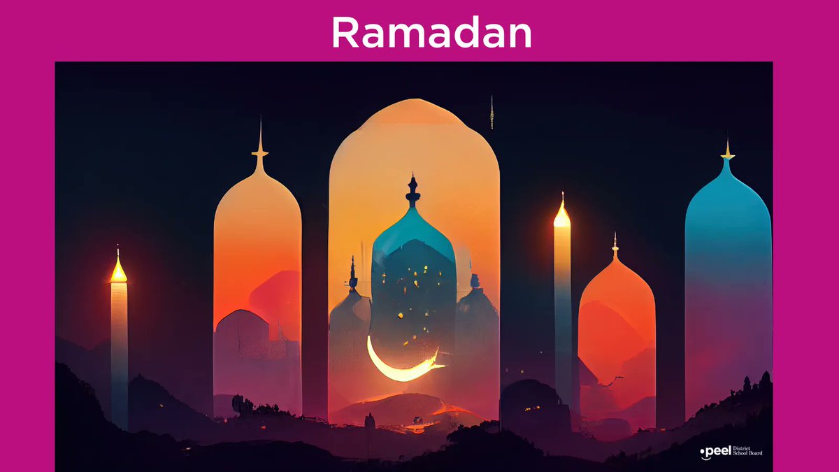 Ramadan Mubarak to all those who will soon begin to observe this month of Fasting in our communities.