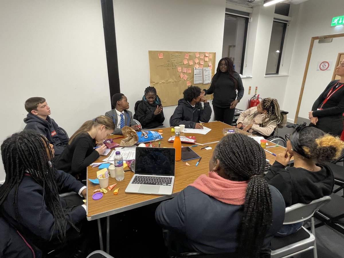 ‘Today at GYPC we discussed free school meals and researched on teen wellbeing ’ - Kairos 🗣️ GYPC planned a letter to MPs for @britishyouthcouncil ‘s Food for Learning campaign and prepared questions for the Greenwich Youth Census.