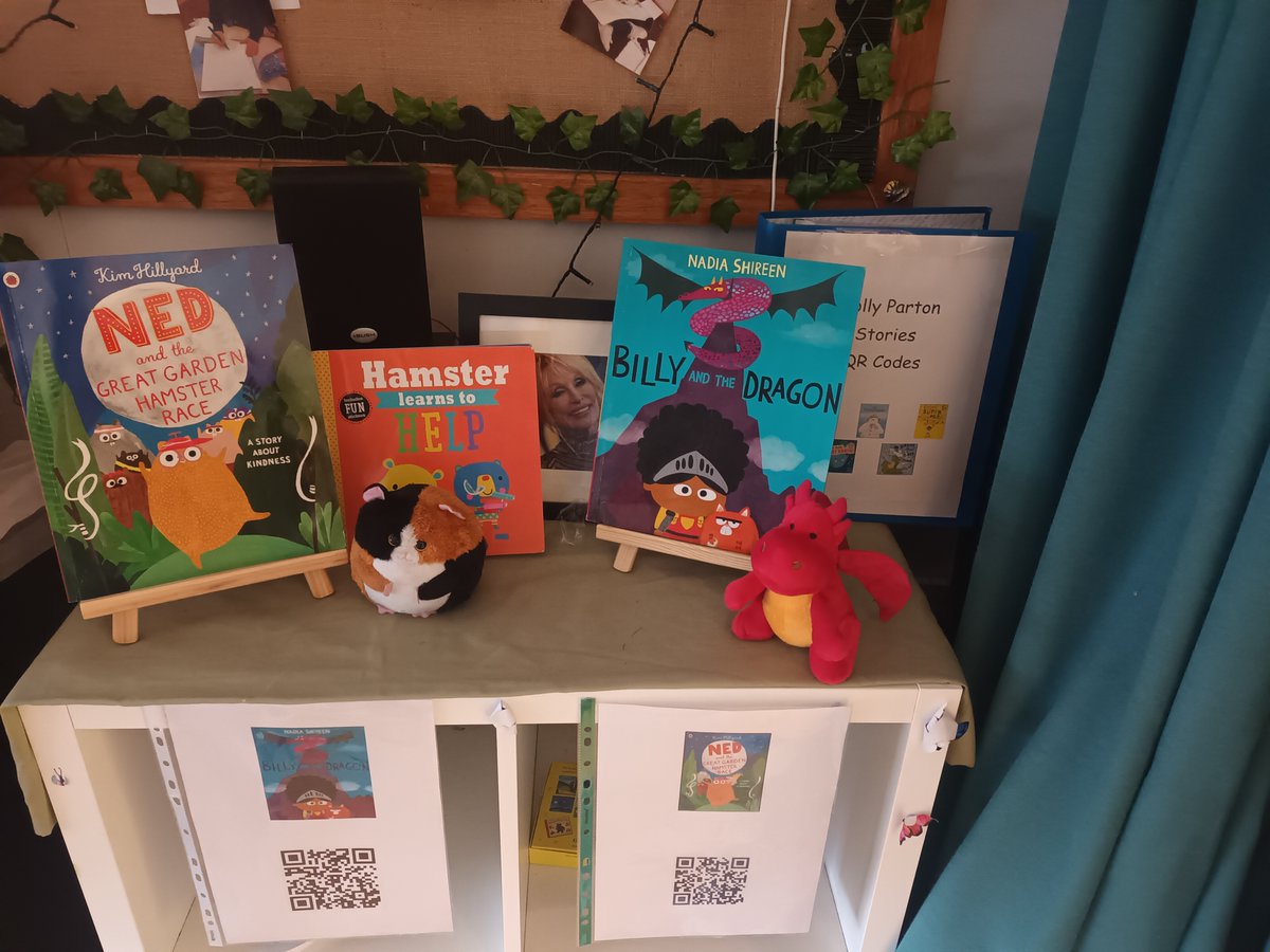 Ralston ELCC have created this beautiful Imagination Library reading area - the perfect space to relax and enjoy a good story.  It's also a place where the children can display their work linked to the books they receive from Dolly.  What an inspiring space to learn! ☺📚