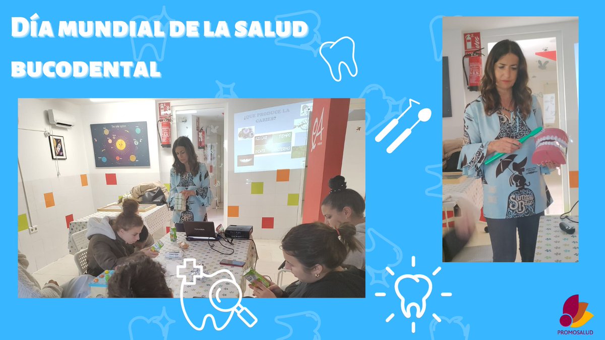 El 20 de marzo fue el Día Mundial de la Salud Bucodental. Por este motivo esta semana hemos celebrado un taller con <a href="/AsocEntreAmigos/">Asociación Entre Amigos</a>  sobre la Higiene Bucodental en la infancia y Alimentación Saludable
#saludbucodental #alimentacionsaludable #saludsvq #promosalud