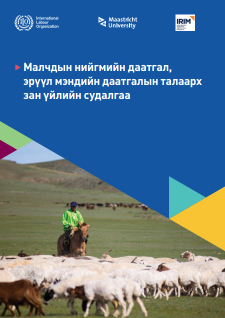 irim_mongolia's tweet photo. 'Малчдын нийгмийн даатгал, эрүүл мэндийн даатгалын талаарх зан үйлийн судалгаа'-ны тайлан маань Олон Улсын Хөдөлмөрийн Байгууллагын вэб сайт дээр бүрэн эхээрээ тавигджээ.
Тайланг бүрэн эхээр нь дараах линкээс үзнэ үү: https://t.co/0G3LOb68bK https://t.co/fNgEZIeLcr