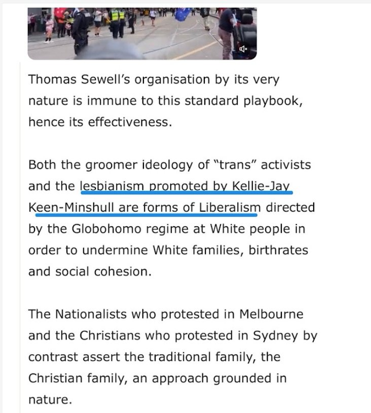 RuthLessTWAM's tweet photo. https://t.co/sukAMFtv1P
I'm gonna give a run down for all those people seemingly unable to open a link
Firstly - while PP condemned Nazis &amp; Nazis condemned her, Bianca Haven of Melbourne Greens, who's trans, had been praising fascists! https://t.co/3OYT7lrvFD