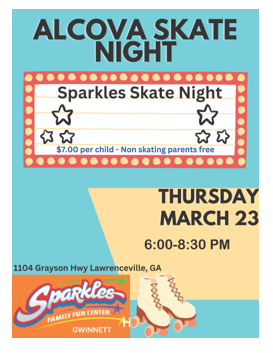 AlcovaES's tweet photo. Think you can out skate Mr. Hitchcock? Accept the challenge and come out to Sparkles tonight and find out. 6-8:30pm https://t.co/DU6KtqYNsi