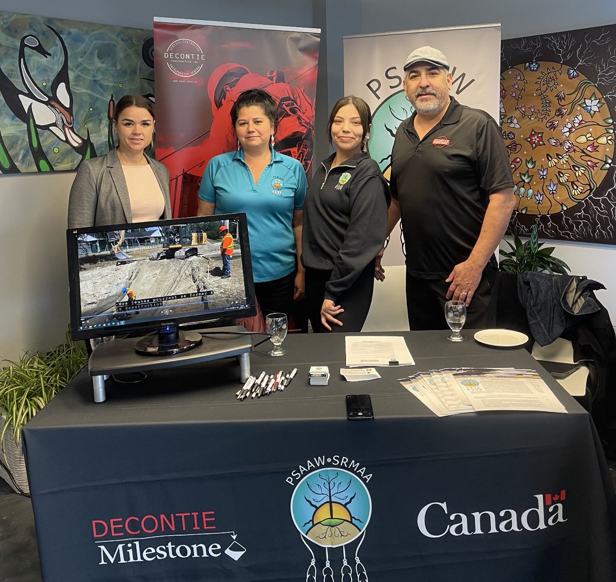 Decontie Milestone &amp; PSAAW Team were happy to participate within the Ottawa/Gatineau Indigenous Job Fair at NWAC. <a href="/PsaawSrmaa/">PSAAW-SRMAA</a>  <a href="/MilestoneDaresU/">Milestone Environmental Contracting</a>