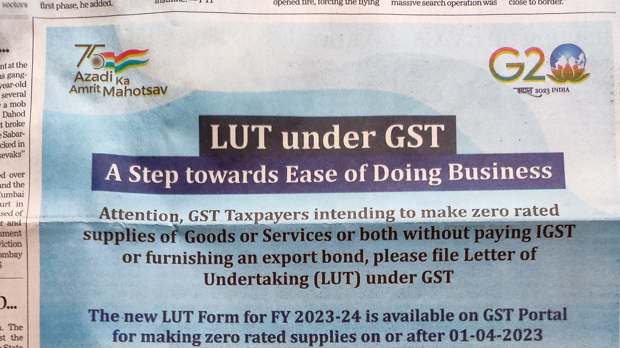 CBIC on Twitter "Attention, GST Taxpayers intending to make zero rates
