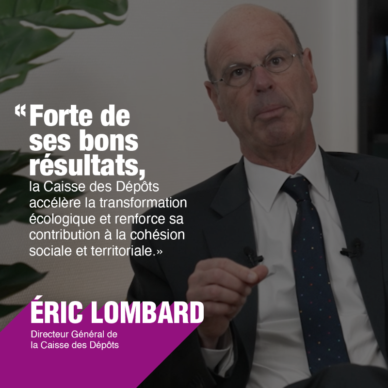 caissedesdepots's tweet photo. #RésultatsCDC2022

"Forte de ses bons résultats, la Caisse des Dépôts accélère la transformation #écologique et renforce sa contribution à la cohésion #sociale et #territoriale." Eric Lombard, Directeur général de la Caisse des Dépôts 👏

➡️ https://t.co/dGVnC5YWZS