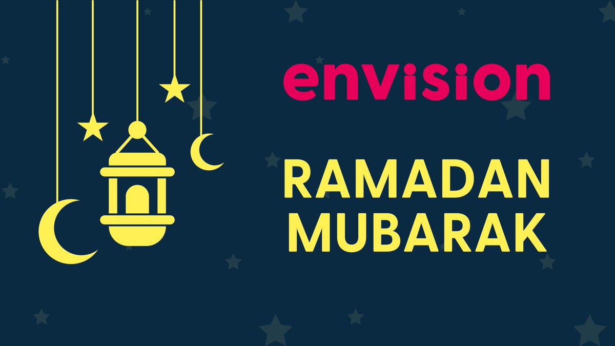 envisionUK's tweet photo. Envision wishes all those observing a happy, peaceful and blessed Ramadan ✨ https://t.co/xavYF61xmR