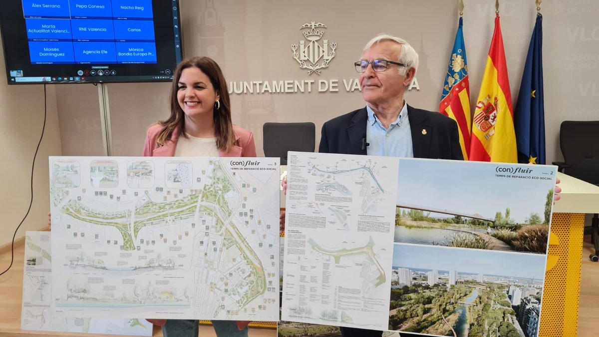 joanribo's tweet image. La prosposta guanyadora inclou 👇

 🌳 Un bosc urbà i 💧 un riu amb una làmina d'aigua que recorda l'antiga platja de #Natzaret.

🛝  Un espai de jocs  de gran escala que rememora el naufragi de Gulliver

🤸‍♀️ Espais oberts per a usos espontanis de la ciutadania