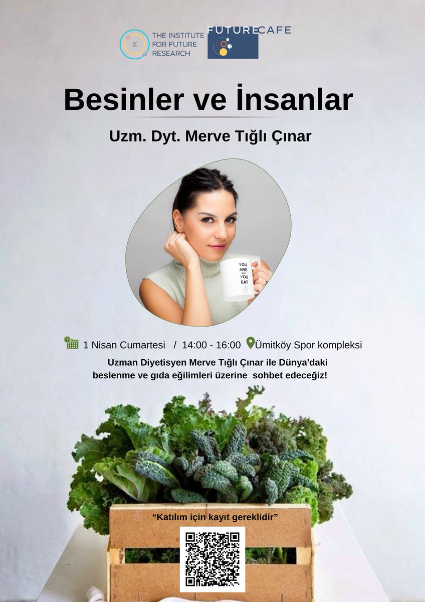 Günümüzde sağlıklı yaşam için, binlerce diyet programının olduğunu ve hatta bunlara her gün yenilerinin eklendiğini görmekteyiz. Gıda eğilimimiz nereye gidiyor? Fast food mu,vejetaryen mi,yoksa ketojenik beslenme mi? Peki ya gelecekte nasıl besleneceğiz? #gelecekmisin #futurecafe