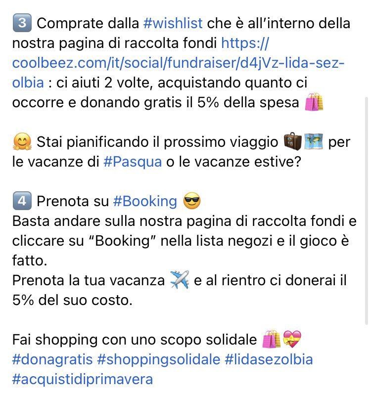 LidaSezOlbia's tweet photo. 🐝 AIUTACI CON #COOLBEEZ 🐝

https://t.co/IzykgHzYQH…

Fai shopping con uno scopo solidale 🛍️💝

Tutte le info nelle foto ⬇️⬇️ https://t.co/T8sYA3UNLX