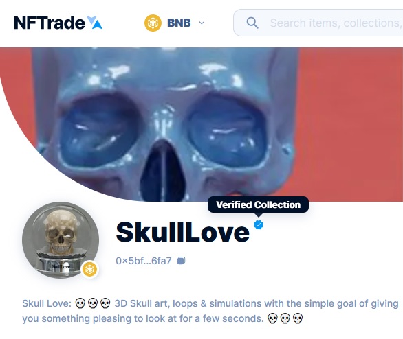hiaxidesign's tweet photo. https://t.co/QR3JiNwKiz
💀 3D Skull art, loops &amp; simulations with the simple goal of giving you something pleasing to look at for a few seconds. 💀
#bsc #nftrade @NFTrade
@NFTrade_Turkey
 #nft #NFTGiveaways #NFTs #nftsale #NFTCommunity #NFTCollection #nftcollector #NFTshill https://t.co/KgNeUREON8