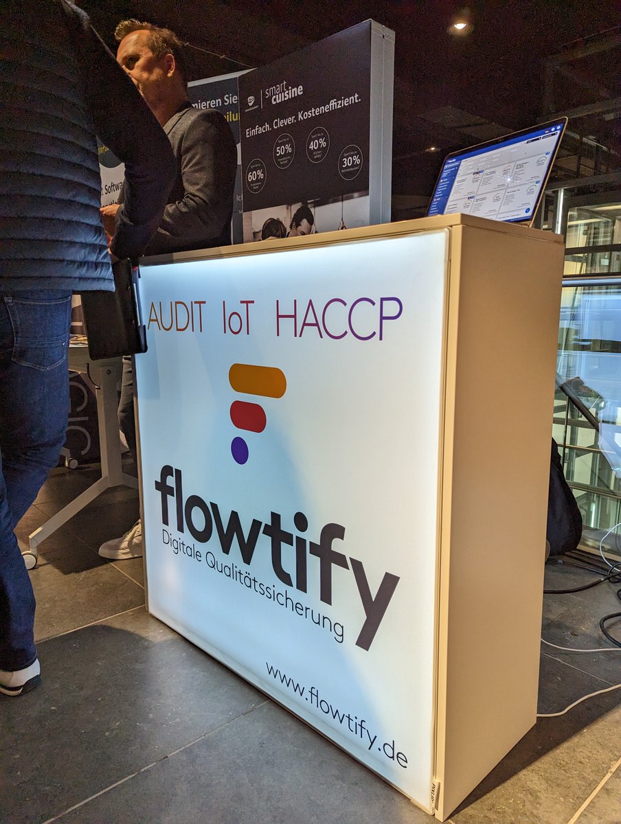 Volles Haus &amp; tolles Programm auf der Transgourmet Hausmesse in Oldenburg. Schön das wir dabei sein dürfen. #Haccp #flowtify