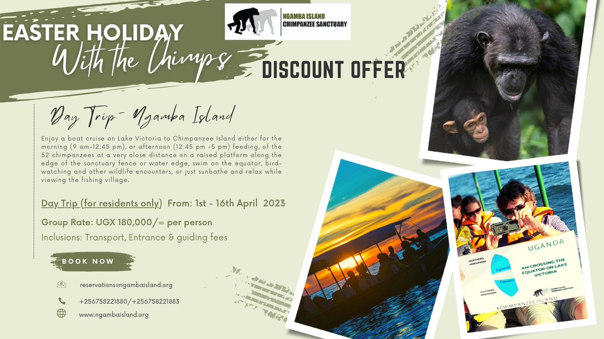 ngambaisland's tweet image. #Easterpromotion
Visit @ngambaisland this coming holiday season with friends and families. Check out our promotional flyer for details. #enjoy #memorableexperience #smiles #familytime #support #primates
Visit|lght.ly/8b3n9jc