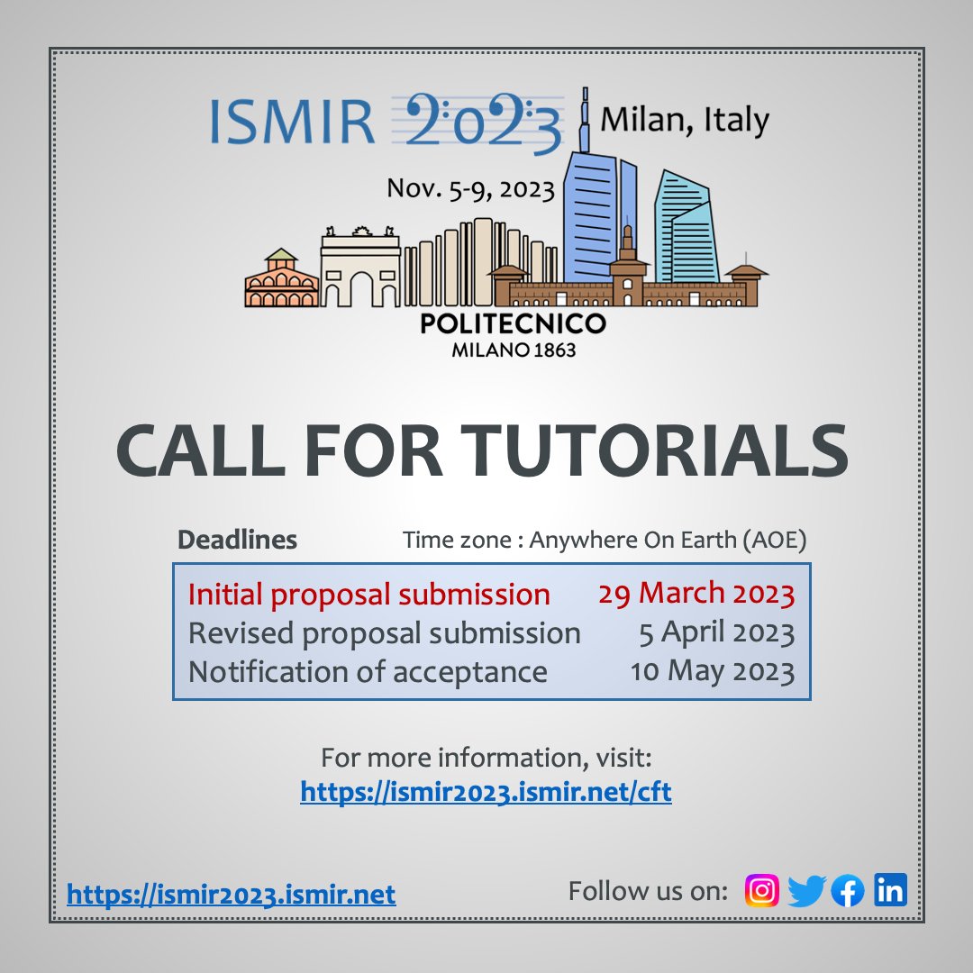 ISMIR Conference tweet media