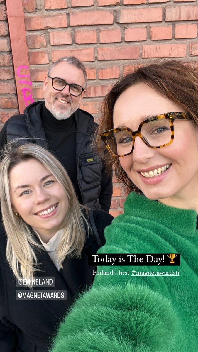 Magnet Employer Branding Awards finally in Finland! And today is the day the Finnish employer branding scene gets to celebrate and connect together! 🏆 I’m in the panel of judges and can’t wait for the awards ceremony today! 

#magnetemployerawardsfi

<a href="/Emineland/">Employer Branding Agency Emine</a>