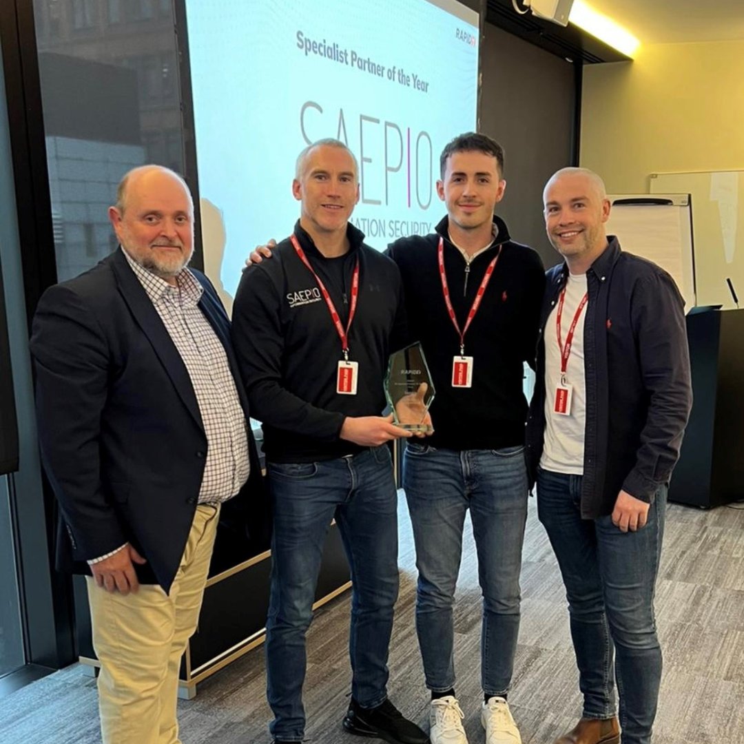 We are excited to have been named 'Specialist Partner of the Year' by our partners at <a href="/rapid7/">Rapid7</a>!

This award is a reflection of the continued and valued partnership that we have together.

Thank you to the team at Rapid7 😁