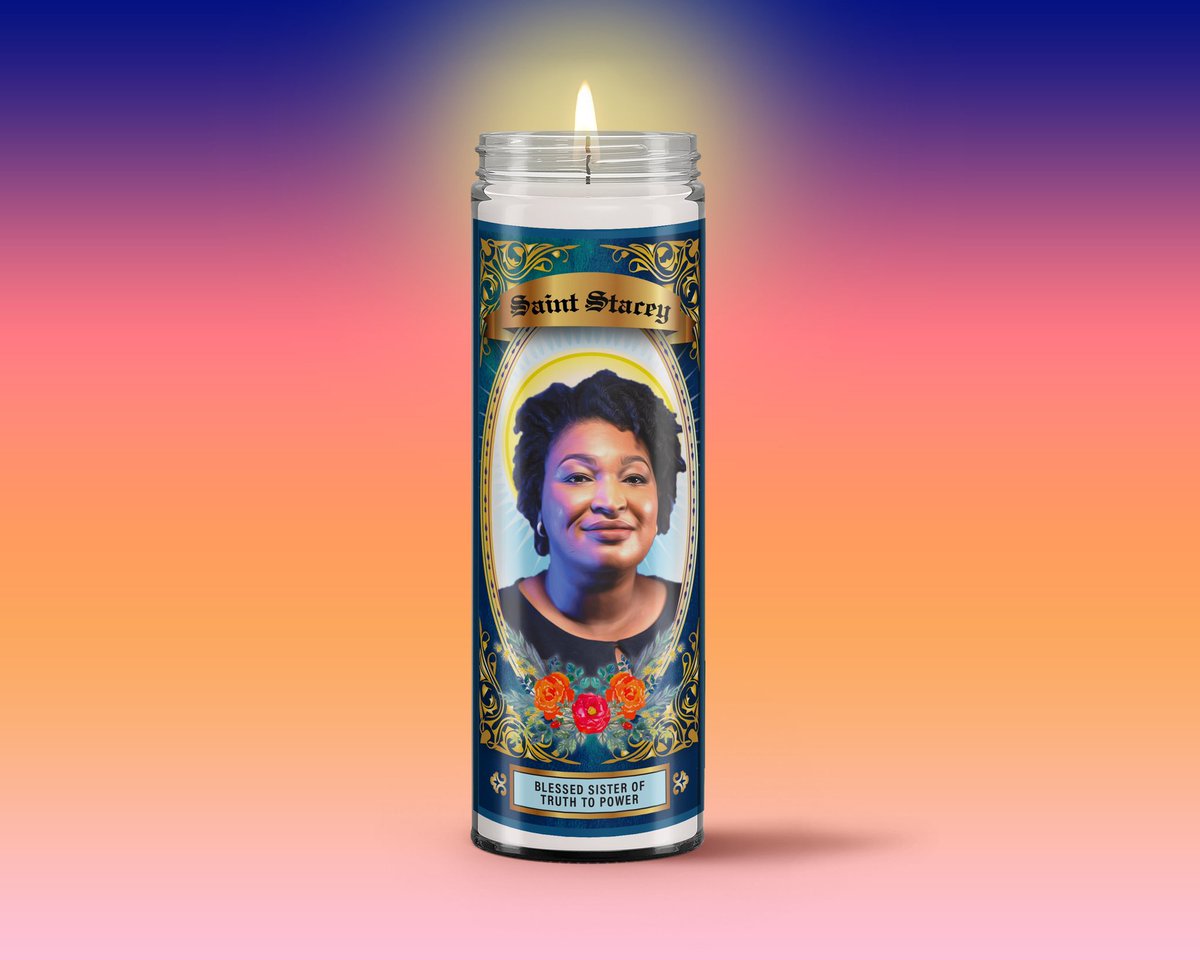 DebbieDemocracy's tweet photo. I’m praying to this every hour and I made sure it’s favorite Dr Fauci prayer candle is by his bed side at all times https://t.co/jnuwpUtaKz