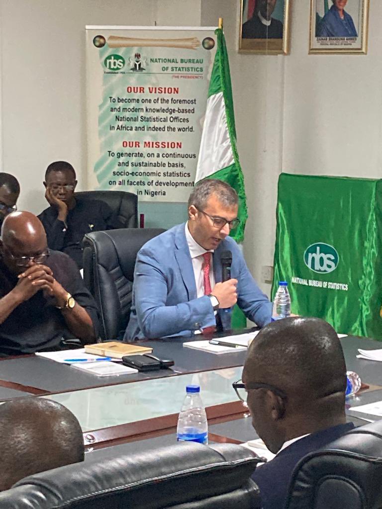 UNODC_Nigeria's tweet photo. Our Deputy Rep, @dcampisi76, shares successes of the last two national corruption surveys and emphasizes the need for a third one. 
@macfound @icpcnigeria @NBS_Nigeria https://t.co/MZHuIfzWV9