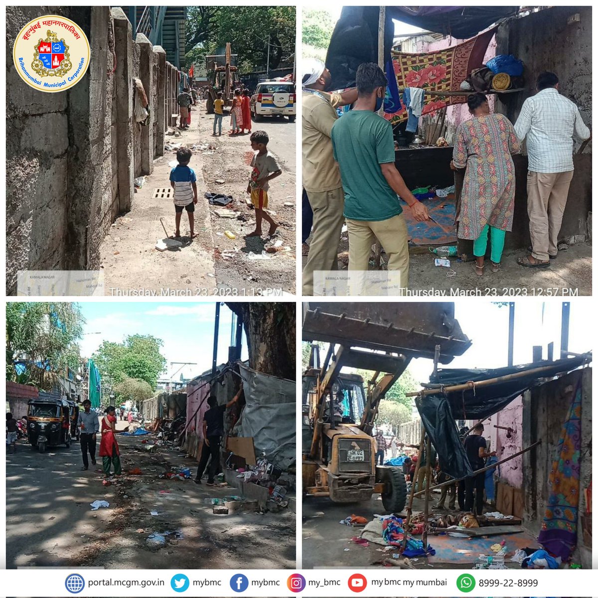 Ward KW BMC on Twitter "This is continuously encroachment removal