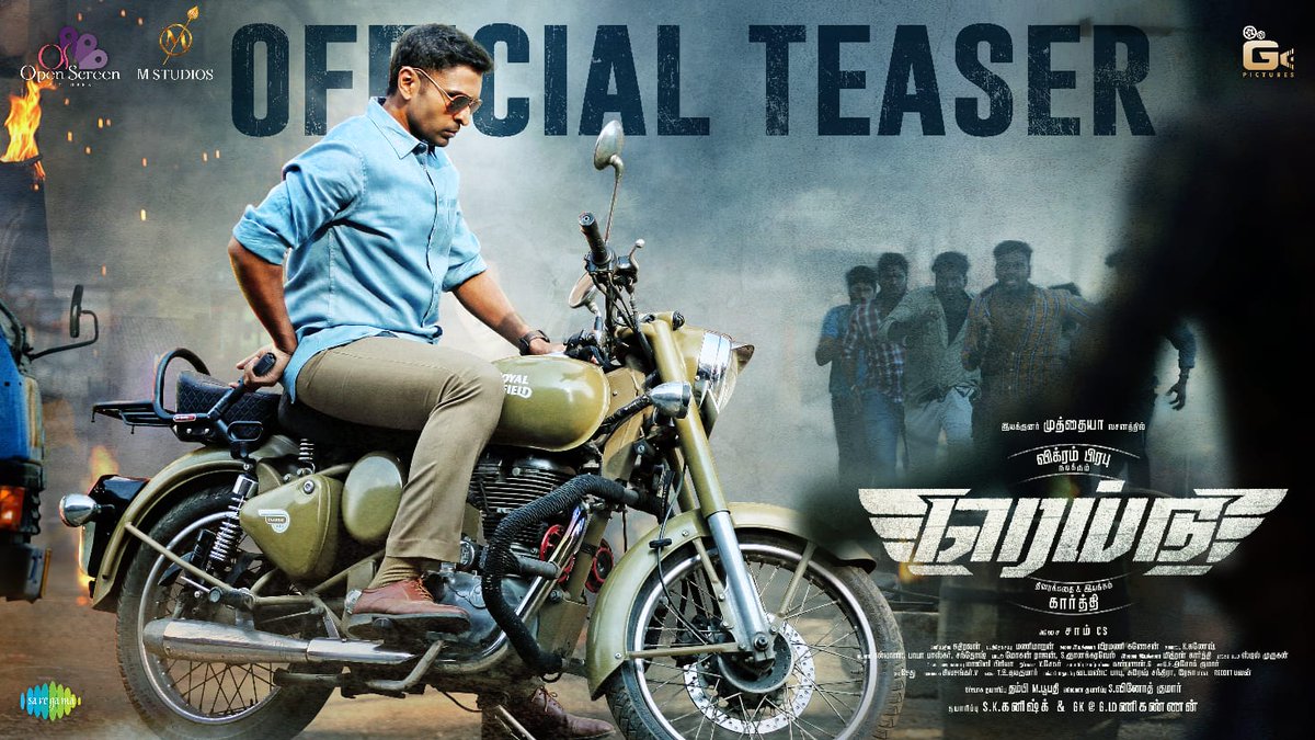 Open Screen (@openscreenoffl) on Twitter photo Here comes the high-voltage Teaser
🔗 youtu.be/m_VGysZ6AbE
#Raid starring <a href="/iamVikramPrabhu/">Vikram Prabhu</a>
<a href="/SDsridivya/">Sri Divya</a> <a href="/dir_muthaiya/">Muthaiya</a> <a href="/dir_karthioffl/">E karthi</a> <a href="/SamCSmusic/">𝐒𝐀𝐌 𝐂 𝐒</a> <a href="/maran_vj/">Mani maran</a>
<a href="/Ananthika108/">Ananthika Sanilkumar</a> <a href="/soundar4uall/">Soundararaja Actor</a> <a href="/RishiRithvik10/">Rishi Rithvik</a> <a href="/Danielanniepope/">Daniel Annie Pope</a> <a href="/Kathiravan7384/">Kathiravan</a> <a href="/kanishk_offl/">Kanishk</a> <a href="/vinoth_offl/">vinoth kumar s</a> Here comes the high-voltage Teaser
🔗 youtu.be/m_VGysZ6AbE
#Raid starring <a href="/iamVikramPrabhu/">Vikram Prabhu</a>
<a href="/SDsridivya/">Sri Divya</a> <a href="/dir_muthaiya/">Muthaiya</a> <a href="/dir_karthioffl/">E karthi</a> <a href="/SamCSmusic/">𝐒𝐀𝐌 𝐂 𝐒</a> <a href="/maran_vj/">Mani maran</a>
<a href="/Ananthika108/">Ananthika Sanilkumar</a> <a href="/soundar4uall/">Soundararaja Actor</a> <a href="/RishiRithvik10/">Rishi Rithvik</a> <a href="/Danielanniepope/">Daniel Annie Pope</a> <a href="/Kathiravan7384/">Kathiravan</a> <a href="/kanishk_offl/">Kanishk</a> <a href="/vinoth_offl/">vinoth kumar s</a>