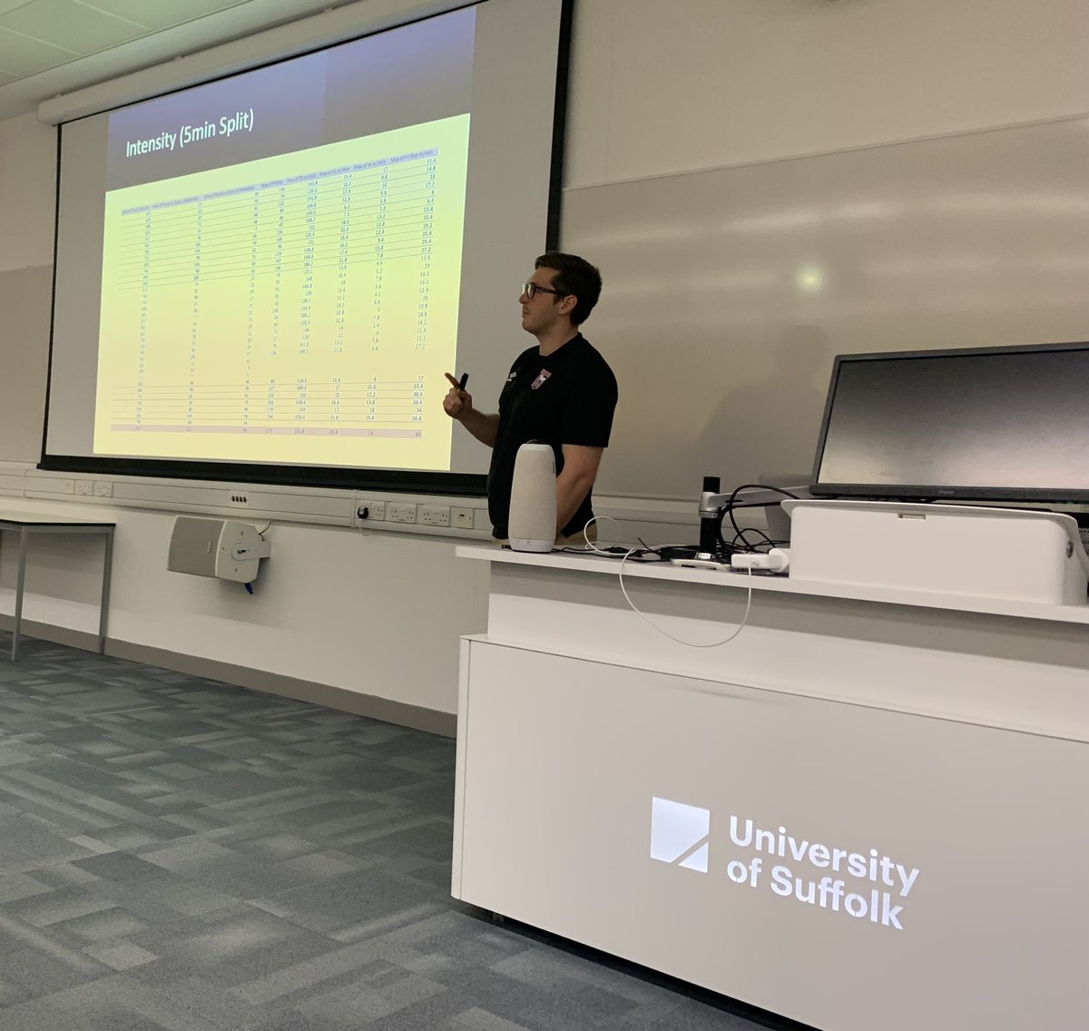 Thank you @AndyCostin5 for your fantastic presentation! @IpswichTown #Symposium in #Sports #Science and #Performance (5th Edition) at the @UniofSuffolk @UOS_SportSci In collaboration with international partners: @statsports, @VALDPerformance, #Desmotec, @Sportsciagency