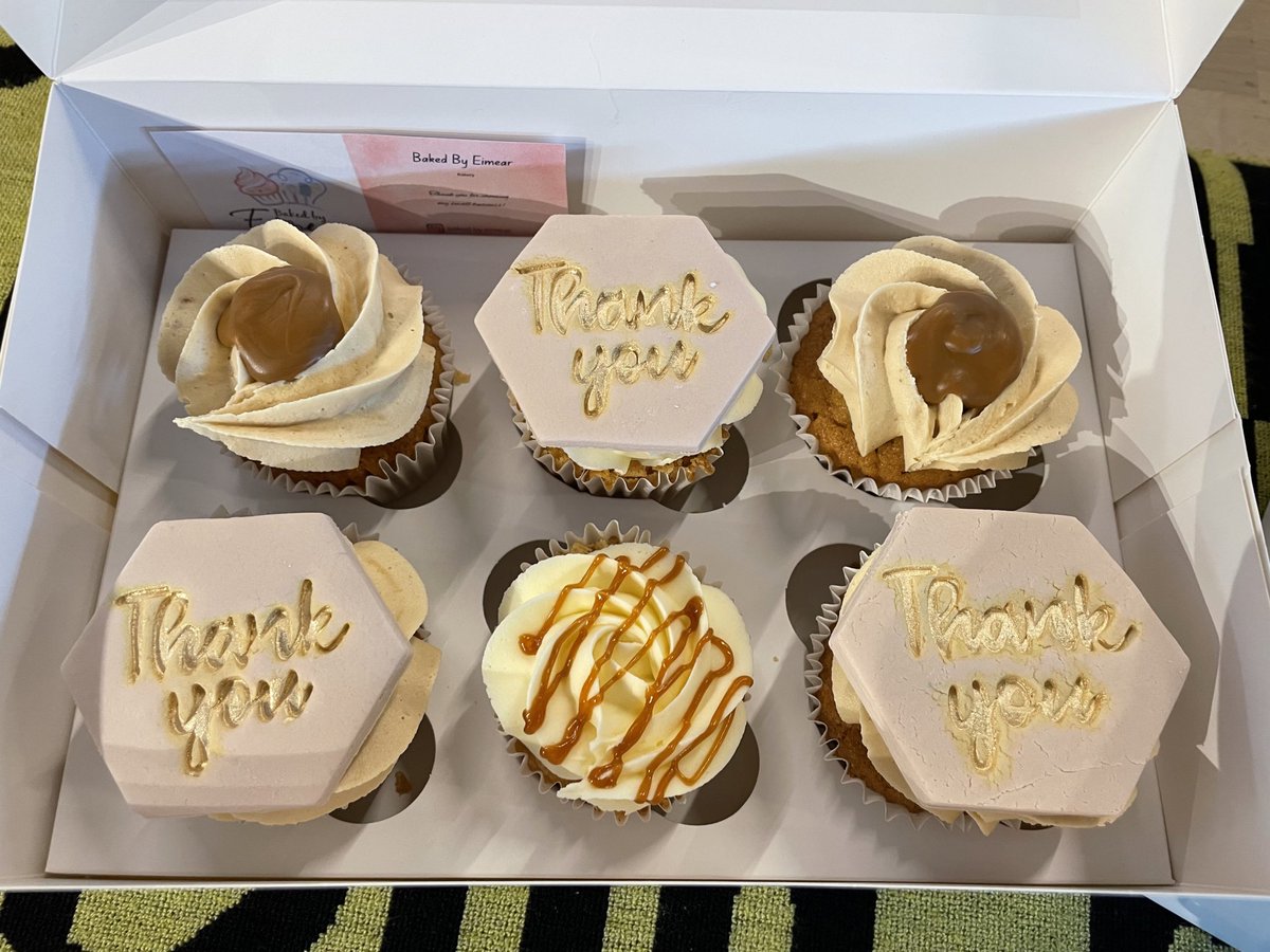 Thank you to Eimear &amp; Ceara and <a href="/LargyOfficial/">Largy College Official</a> for these amazing cupcakes!!! 🥰😍

#MSDreamSpace <a href="/MS_eduIRL/">Microsoft Education Ireland</a>