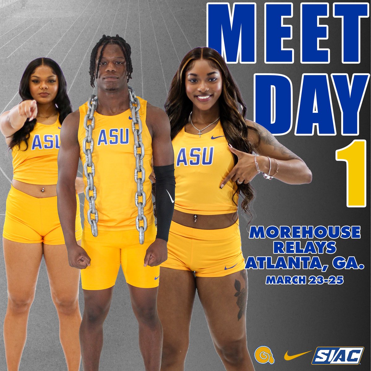 ASUTFXC's tweet photo. The Morehouse Relays are back! Today starts the Decathlon &amp; Heptathlon. 

📍Edwin Moses Track
🏟️ B.T Harvey Stadium 
⏰9:00am 
🔗 Live Results: https://t.co/Q1qgS4Eo0x

#ASUTWITTER #ASUTF https://t.co/ZyaT9Kj2sV