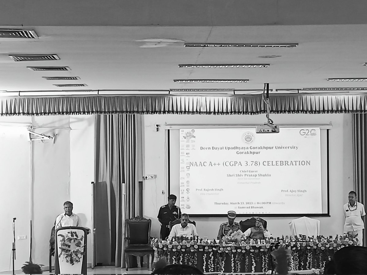 TechThinker3's tweet photo. NAAC A++(CGPA 3.78) CELEBRATION
#governor 
#shivpratapshukla
#gorakhpur https://t.co/OLaiNzb5eB