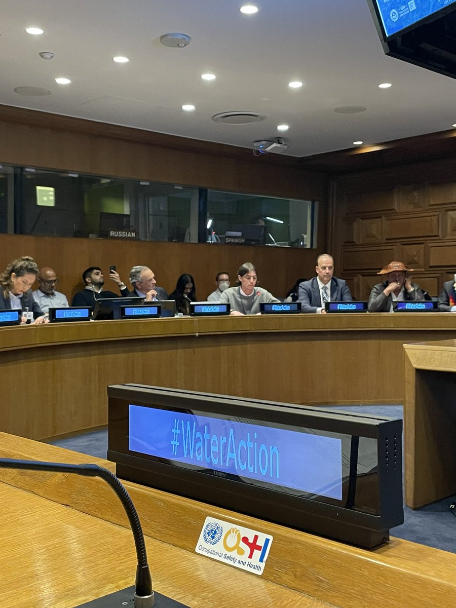 theamazonwewant's tweet photo. Check SPA author @heil_seb today in the #UNWaterConference in an event with the Plurinational State of Bolívia, @OTCAnews, @UNESCO, #ANA, #CeReGAS and @the_IDB https://t.co/PXJUP2jhRL