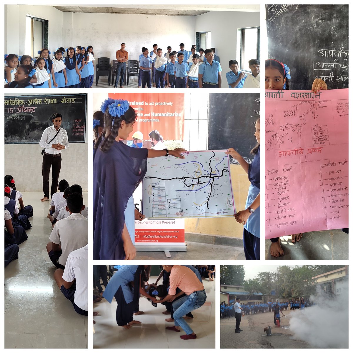 resilientfounda's tweet photo. 🚨 Breaking News 🚨 Our school safety program in 10 tribal government schools in Palghar is officially complete! Thanks to @TheResiliencyIn, District Disaster Management Authority, and Integrated Tribal Development Projects, Dahanu Project, https://t.co/uEOxFvounR