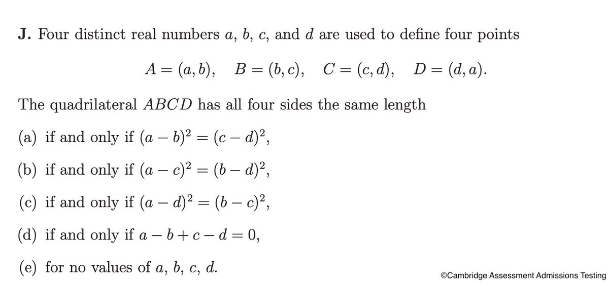 Can you work this out? 🤔

Leave your answer ⬇️

#WorldMathsDay | #OxfordChallenge