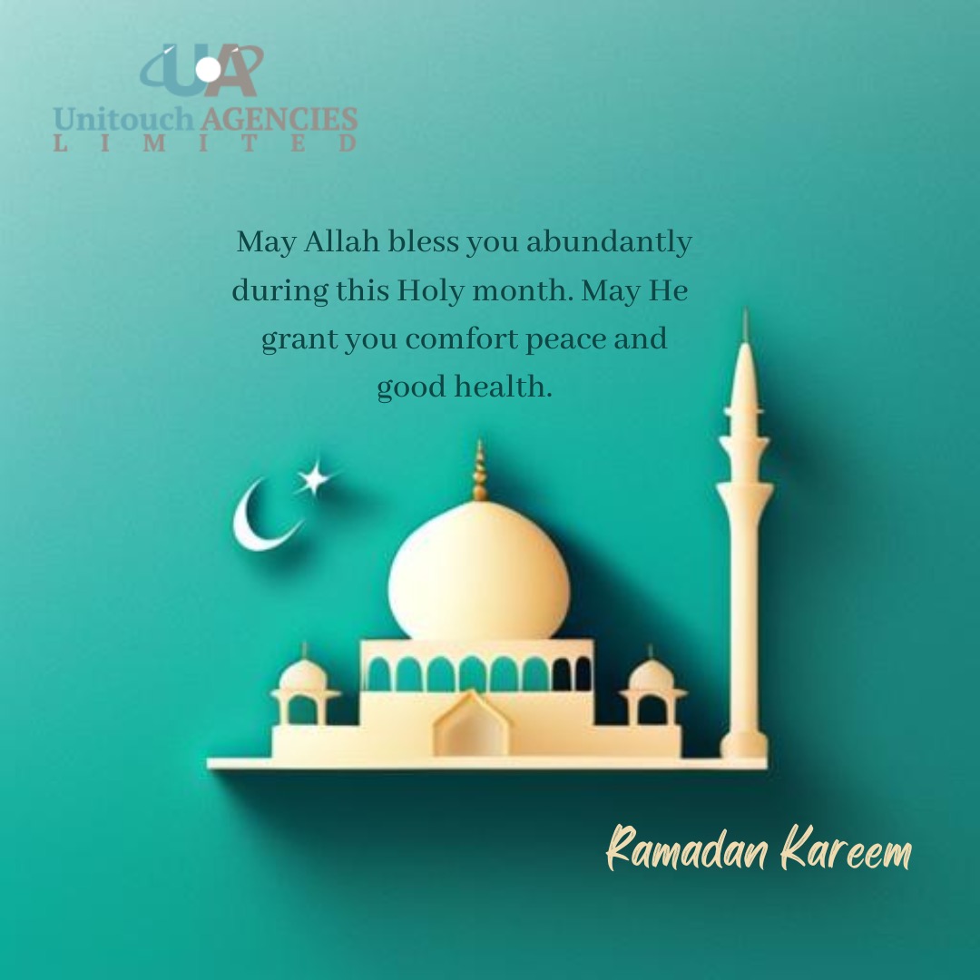 unitouchconsult's tweet photo. Ramadan Kareem and Saum Maqbul to all our Muslim brothers and sisters.

#unitouchconsult #ramadankareem https://t.co/hZAfyiNsA0
