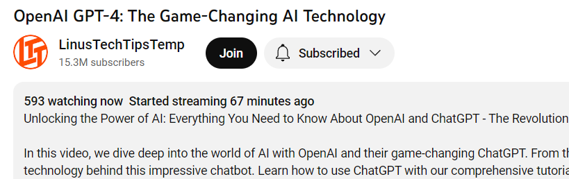 oscpmentor's tweet image. #LinusTechTips was hacked and there is an ongoing phishing livestream. I thought I would go over some of the tricks that the hackers have used.
1/?