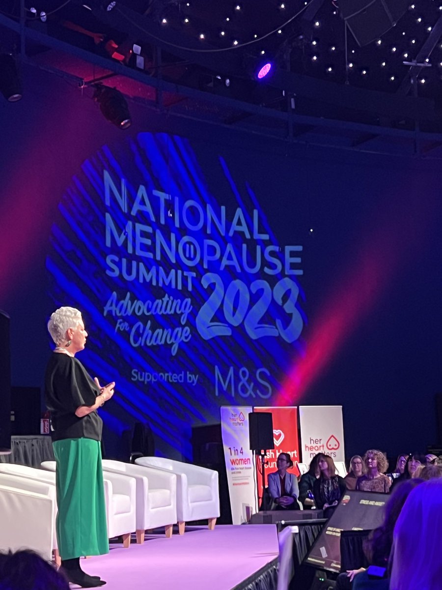 ⁦<a href="/Finnmaire/">Dr. Máire Finn</a>⁩ talking menopause and mental health brain fog anxiety and stress 🤩🤩🤩🤩#thenationalmenopausesummit
