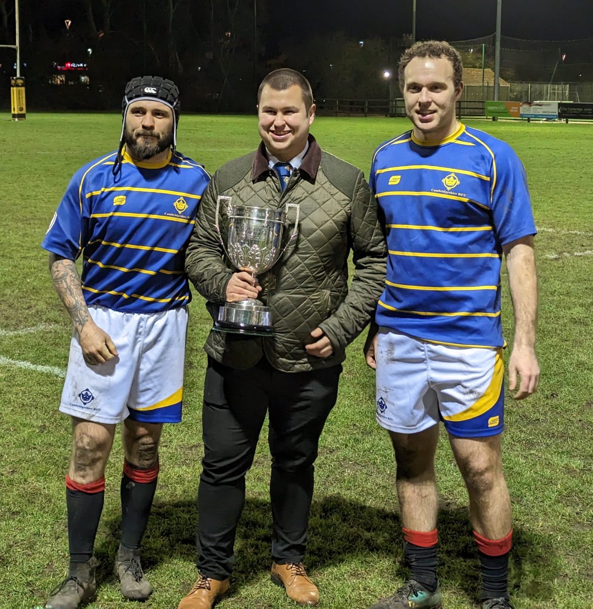Congratulations to Cambs RFU for winning the try County cup with help from these three Renegades