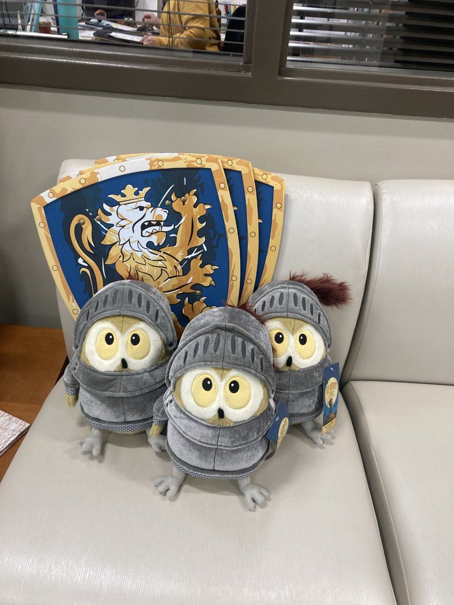 KTES students are solving their way through word problems as they count down to Spring Break! Grade level classes who have the most points each day for solving, win the stuffed knight or shield for the day.