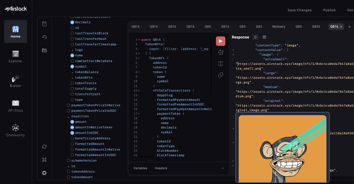 betashop's tweet photo. 📊

If you're into web3 data, APIs to easily integrate on-chain &amp; off-chain data into apps, Identity APIs for ENS, Farcaster, Lens, more

We're in week 2 of @airstack_xyz private developer beta, it's going great!

Drop a comment or DM to get access to private beta telegram &amp; APIs https://t.co/6Rt9wkQeG0