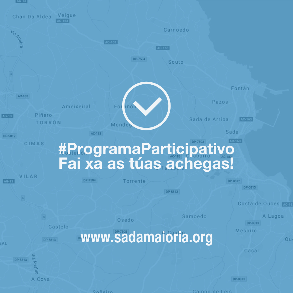 sadamaioria's tweet photo. Queremos coñecer as ideas e proxectos que che gustaría ver no noso programa electoral. Envía xa a túa proposta a través da nosa web. Porque #Sada é cousa túa, estamos á escoita! 👉 https://t.co/wMawQnVdde 📨 #ProgramaParticipativo https://t.co/cSjDFiIK3z
