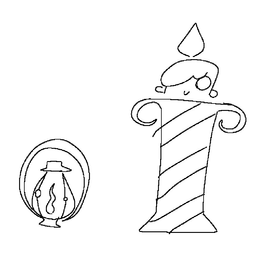 chandelure and litwick evo swap, its suppose to look like a lantern and a lighthouse 