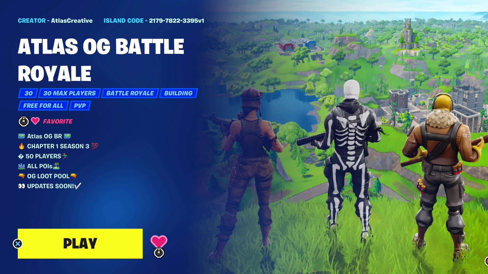 Play the new Fortnite OG Battle Royale season