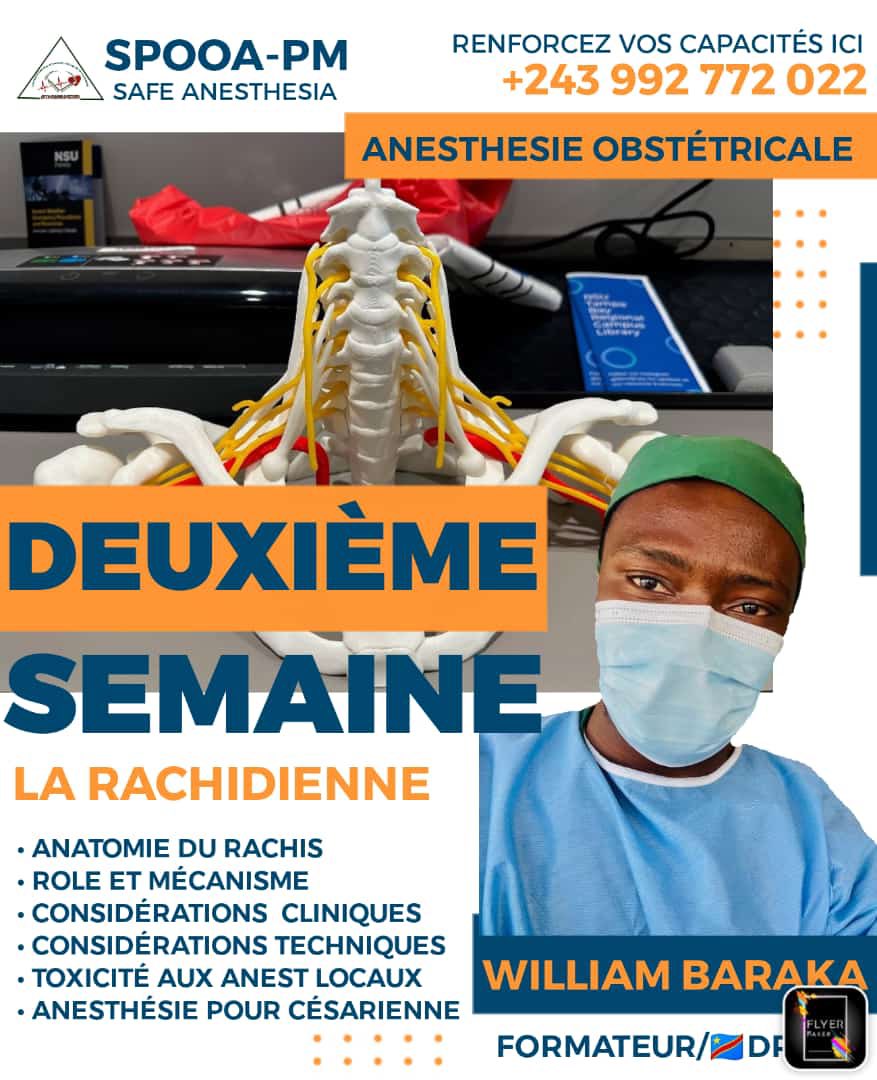 The next week we will talk about #SPINAL with @Williambaraka11 from #DRC🇨🇩 All of you are more than welcome @SaferSurgery @Smiletrain @BucksUSGRA @atsarps @RegionalAnaesUK @DASDatabase @ESRA_Society @ASRA_Society @kristinestave @OTJOnline @JCVAonline @SFAR_ORG @atsarps